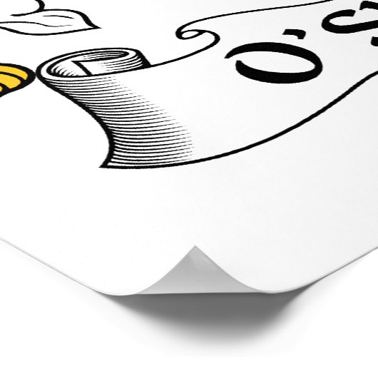 O'Sheehan Family Crest Poster (Hoek)