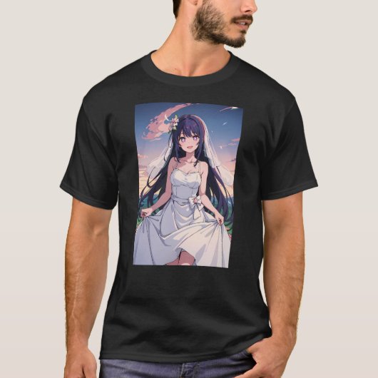 Oshi No Ko Ai Hoshino Anime T-shirt (Voorkant)