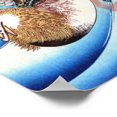 Oshidori (Mandarijnse eenden), Hiroshige Fine Art Poster (Hoek)