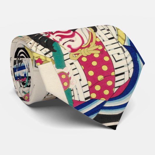 Oshimodoshi, The Eighteen Great Kabuki Plays Stropdas (Opgerold)