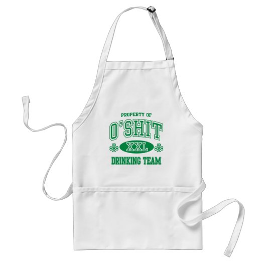 O'Shit Irish Drink Team Standaard Schort (Voorkant)