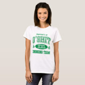 O'Shit Irish Drink Team T-shirt (Voorkant volledig)