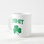 O'Shit Irsh Shamrock Koffiemok (Voorkant links)