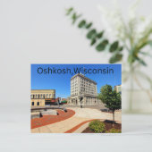 Oshkosh, Briefkaart van Wisconsin (Staand voorkant)