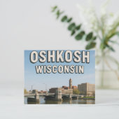 Oshkosh Wisconsin ansichtkaart Briefkaart (Staand voorkant)