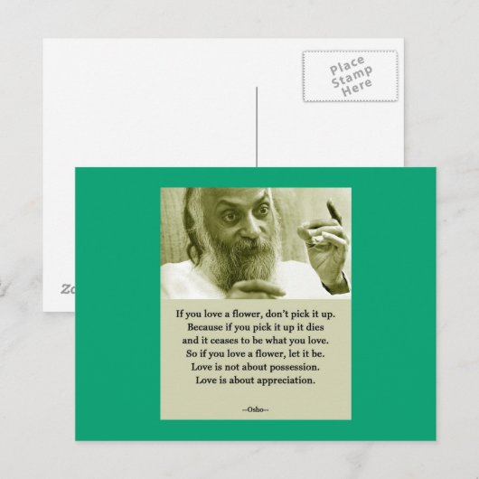 Osho Briefkaart (Voorkant / Achterkant)