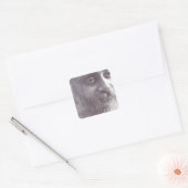 Osho closeup.jpg vierkante sticker (Envelop)