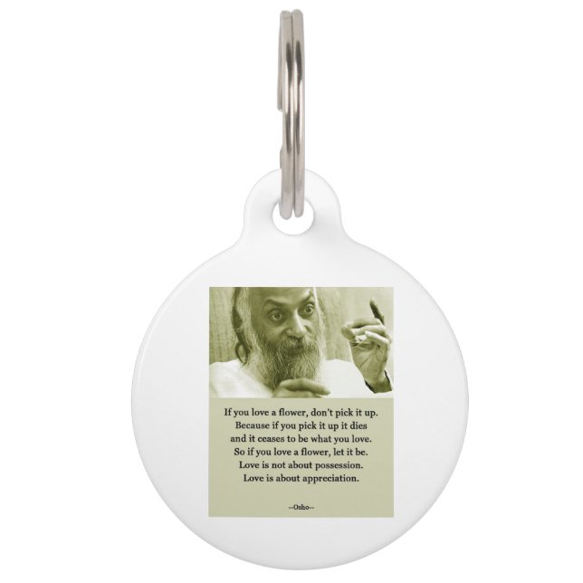 Osho Huisdierpenning (Voorkant)
