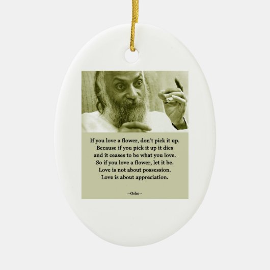 Osho Keramisch Ornament (Voorkant)