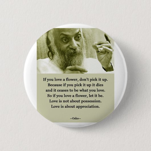 Osho Ronde Button 5,7 Cm (Voorkant)