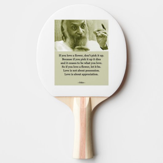 Osho Tafeltennisbatje (Voorkant)