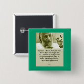 Osho Vierkante Button 5,1 Cm (Voorkant /achterkant)