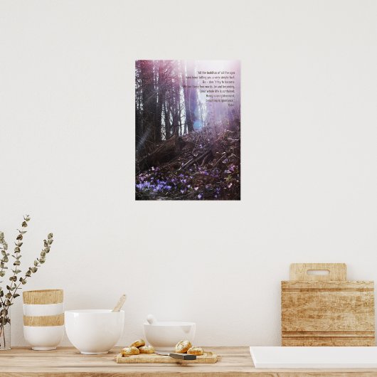 Osho Wisdom Poster van de Verlichting van het Cita (Keuken)