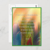 Osho Zen quote briefkaart (Voorkant / Achterkant)