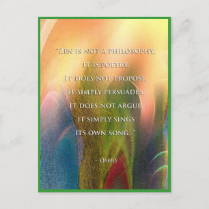 Osho Zen quote briefkaart