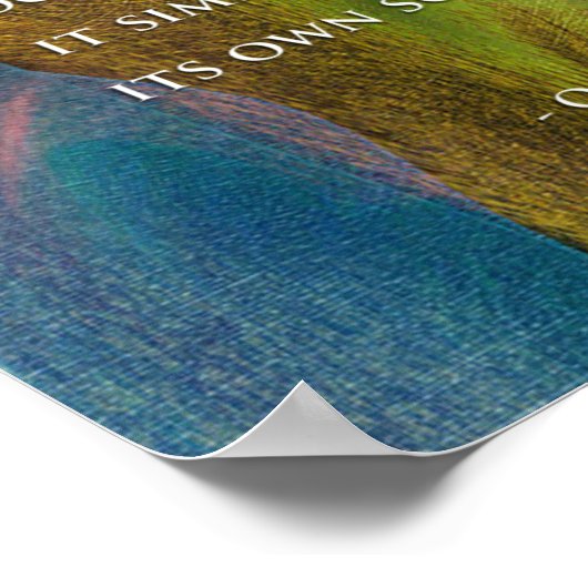 Osho Zen quote poster/print Poster (Hoek)