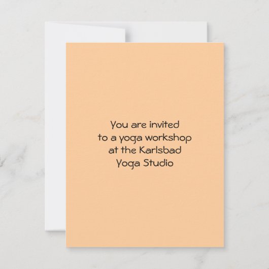 Osho Zen quote-uitnodiging Kaart (Achterkant)