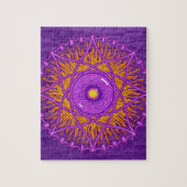 osholo Paarse mandala Legpuzzel (Verticaal)