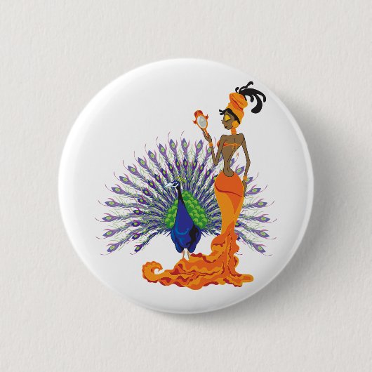 Oshun-Buttonnen Ronde Button 5,7 Cm (Voorkant)