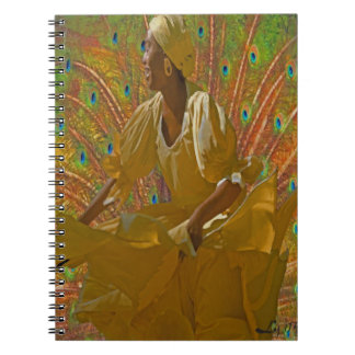 OSHUN DANZA VAN DE PEACOCK NOTITIEBOEK
