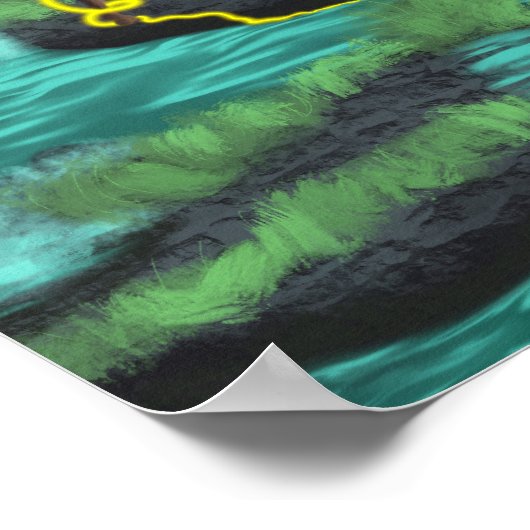 Oshun de energie van de rivier poster (Hoek)