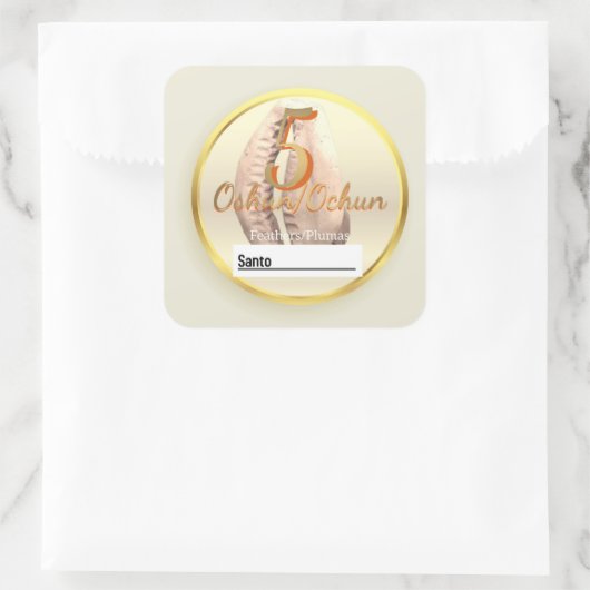 Oshun Ebo/Ocha stickers (Tas)
