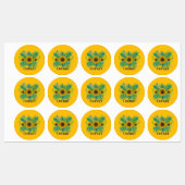 Oshun Goddess Sunflowers Labels (Vel)