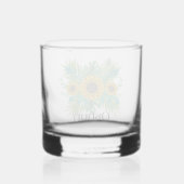 Oshun Goddess Sunflowers Whisky Glas (Achterkant)