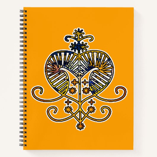 Oshun Goddess Veve Sigil Notitieboek (Voorkant)