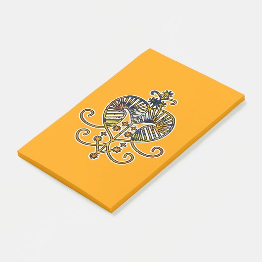 Oshun Goddess Veve Sigil Post-it® Notes (Schuin)