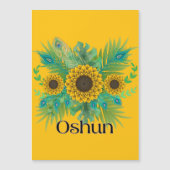 Oshun Goddess Zonnebloemen (Voorkant)