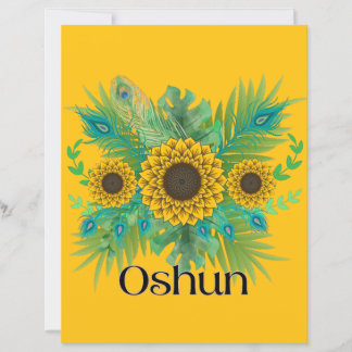 Oshun Goddess Zonnebloemen