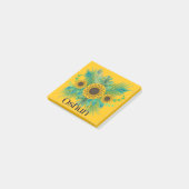 Oshun Goddess Zonnebloemen Post-it® Notes (Schuin)
