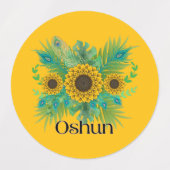 Oshun Godin Zonnebloem Labels (Design 1)