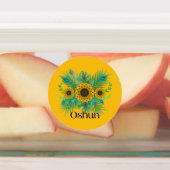 Oshun Godin Zonnebloem Labels (Aangebracht)