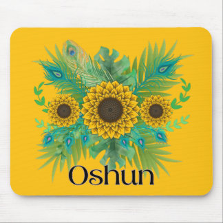 Oshun Godin Zonnebloemen Muismat
