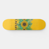 Oshun Godin Zonnebloemen Persoonlijk Skateboard (Horizontaal)
