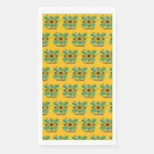 Oshun Godin Zonnebloemen Servet
