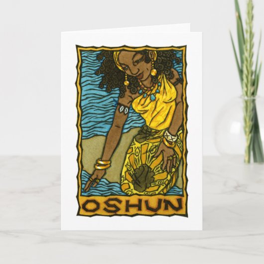 Oshun Greeting Card Kaart (Voorkant)