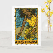 Oshun Greeting Card Kaart (Gele Bloem)
