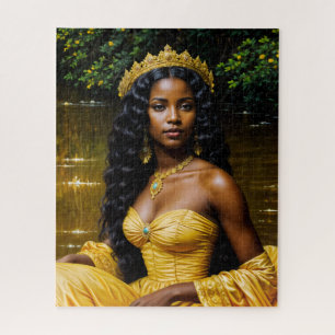 Oshun Orisha - Koninklijke Afrikaanse Godin Kunstp Legpuzzel
