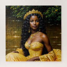 Oshun Orisha - Koninklijke Afrikaanse Godin Kunstp