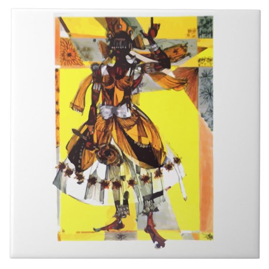 Oshun orisha tegeltje (Voorkant)