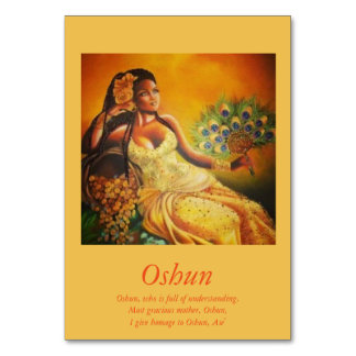 Oshun Table Kaart