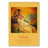 Oshun Table Kaart (Voorkant)