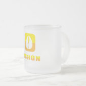 Oshun thee en honing matglas koffiemok (Voorkant rechts)