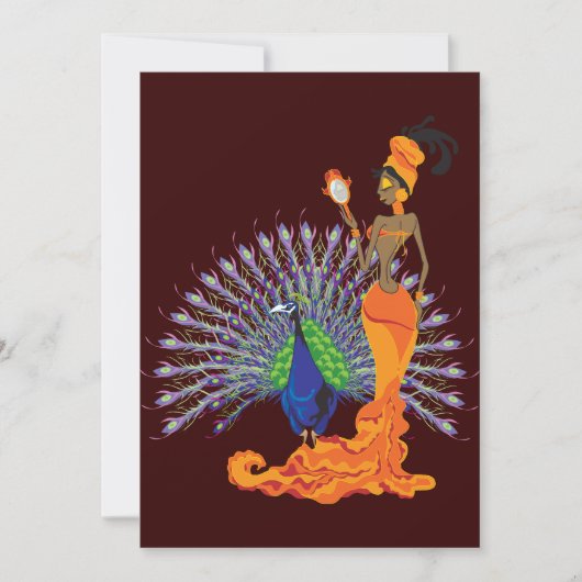 Oshun-uitnodigingen Kaart (Voorkant)