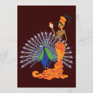 Oshun-uitnodigingen Kaart