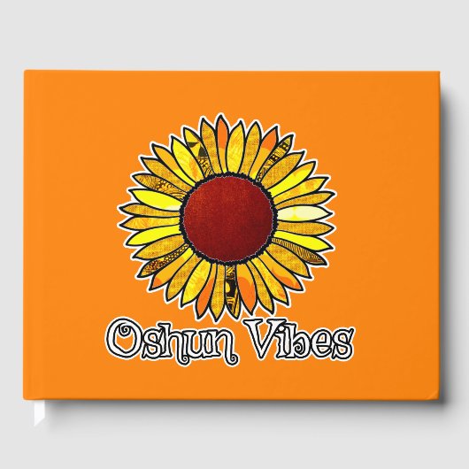 Oshun Vibes Gastenboek (Voorkant)