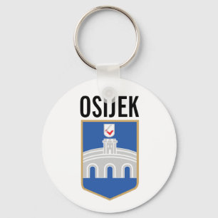 Osijek wapen, Kroatië Sleutelhanger